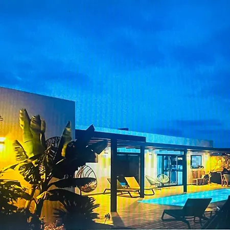 Apartament Casa Carica With Heated Pool In Lajares