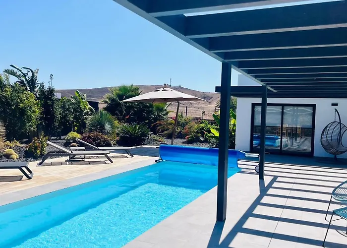 Lejlighed Casa Carica With Heated Pool In Lajares